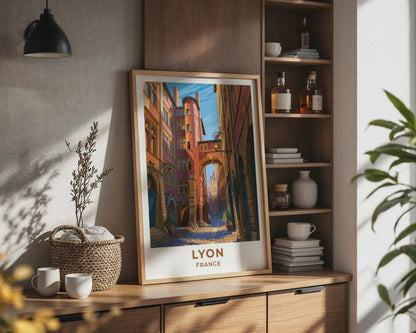 Lyon Poster - WanderWall