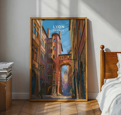 Lyon Poster - WanderWall