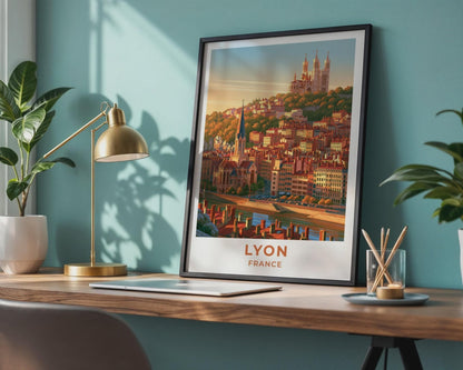 Lyon Poster - WanderWall
