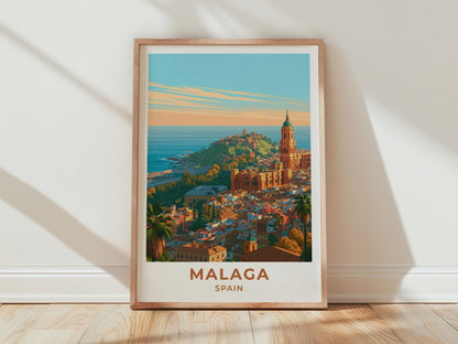 Malaga Poster - WanderWall
