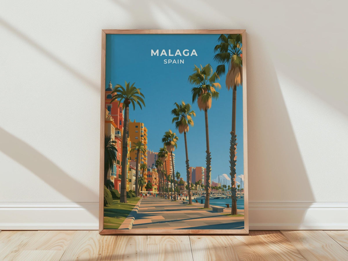 Malaga Poster - WanderWall