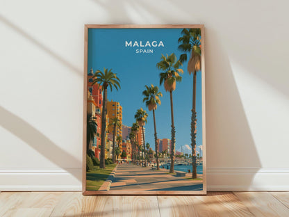Malaga Poster - WanderWall