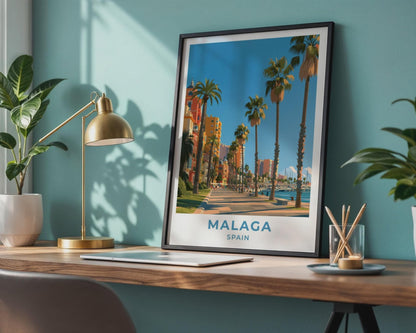 Malaga Poster - WanderWall