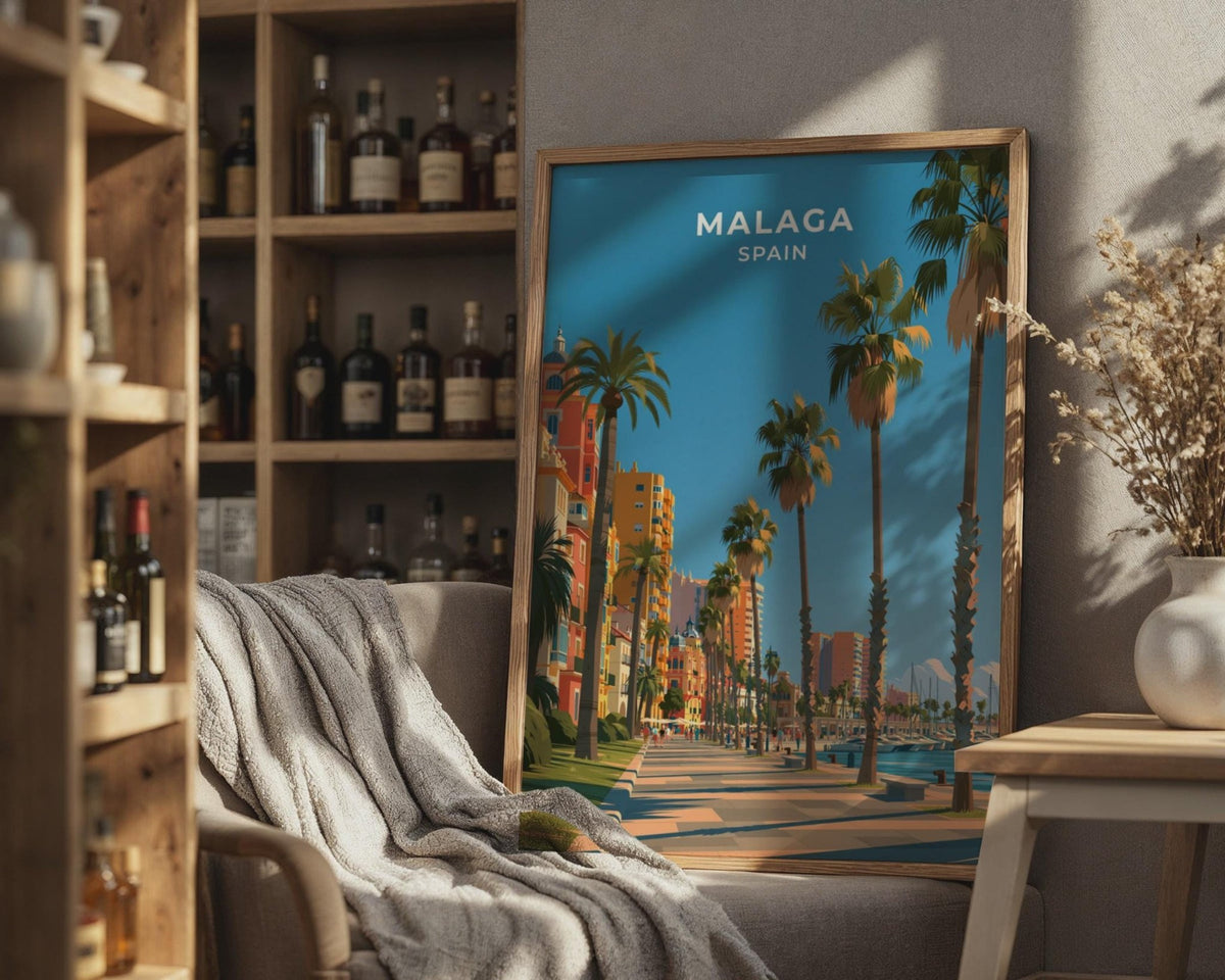 Malaga Poster - WanderWall