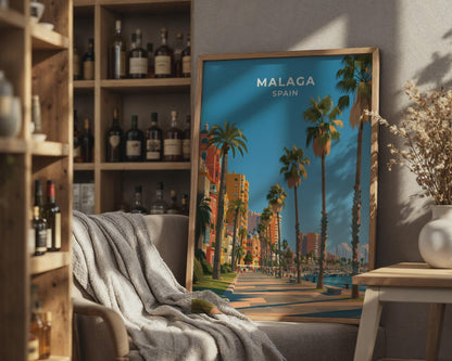 Malaga Poster - WanderWall