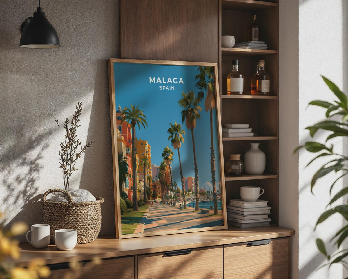 Malaga Poster - WanderWall