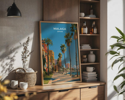 Malaga Poster - WanderWall