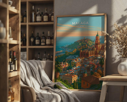 Malaga Poster - WanderWall