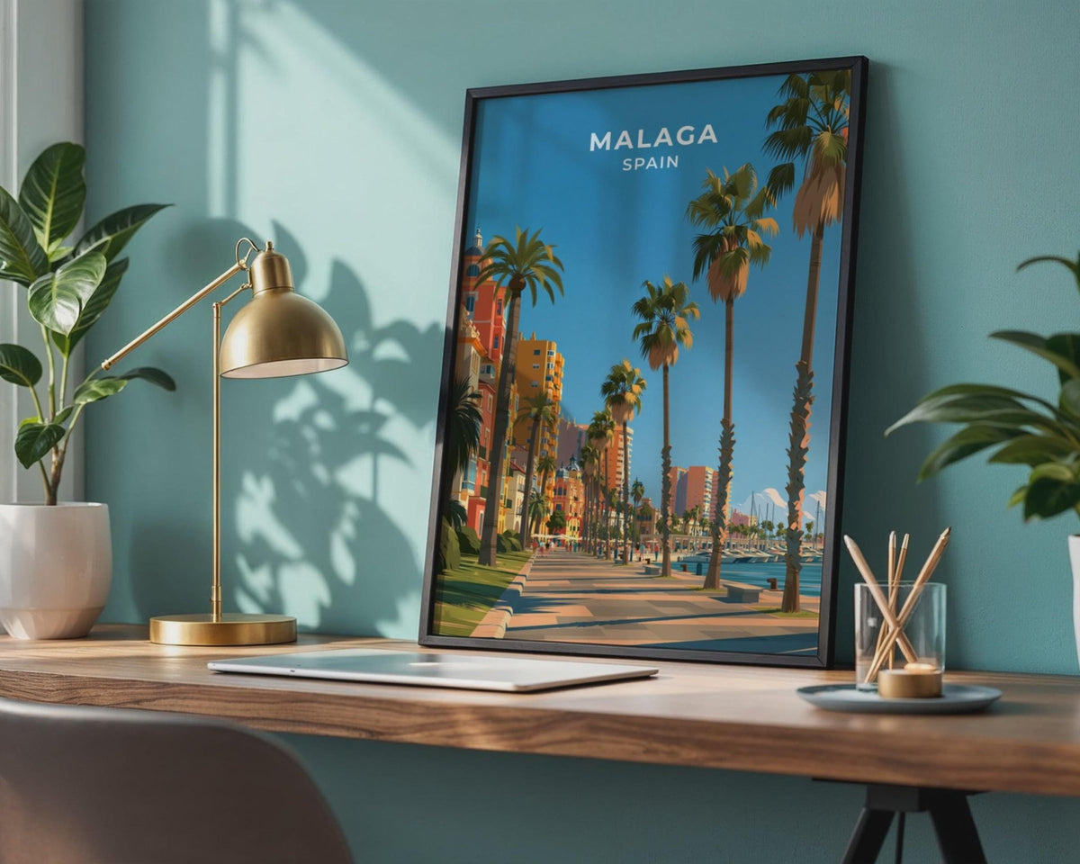 Malaga Poster - WanderWall