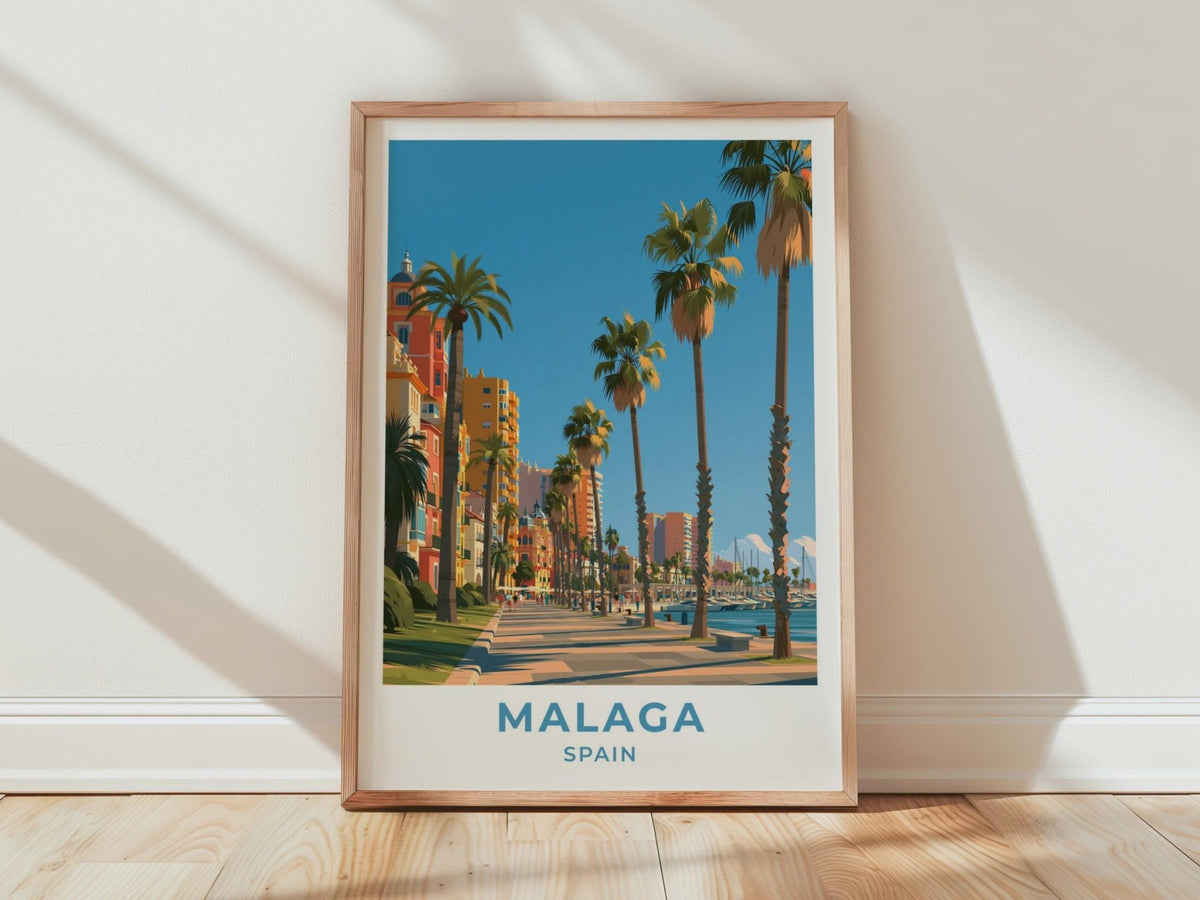 Malaga Poster - WanderWall