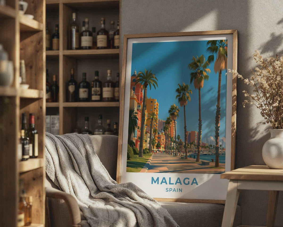 Malaga Poster - WanderWall