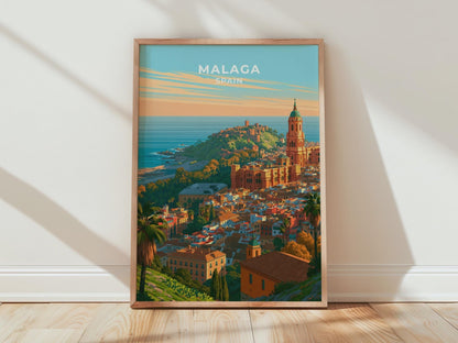 Malaga Poster - WanderWall