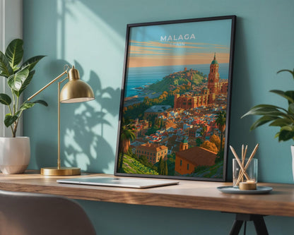 Malaga Poster - WanderWall