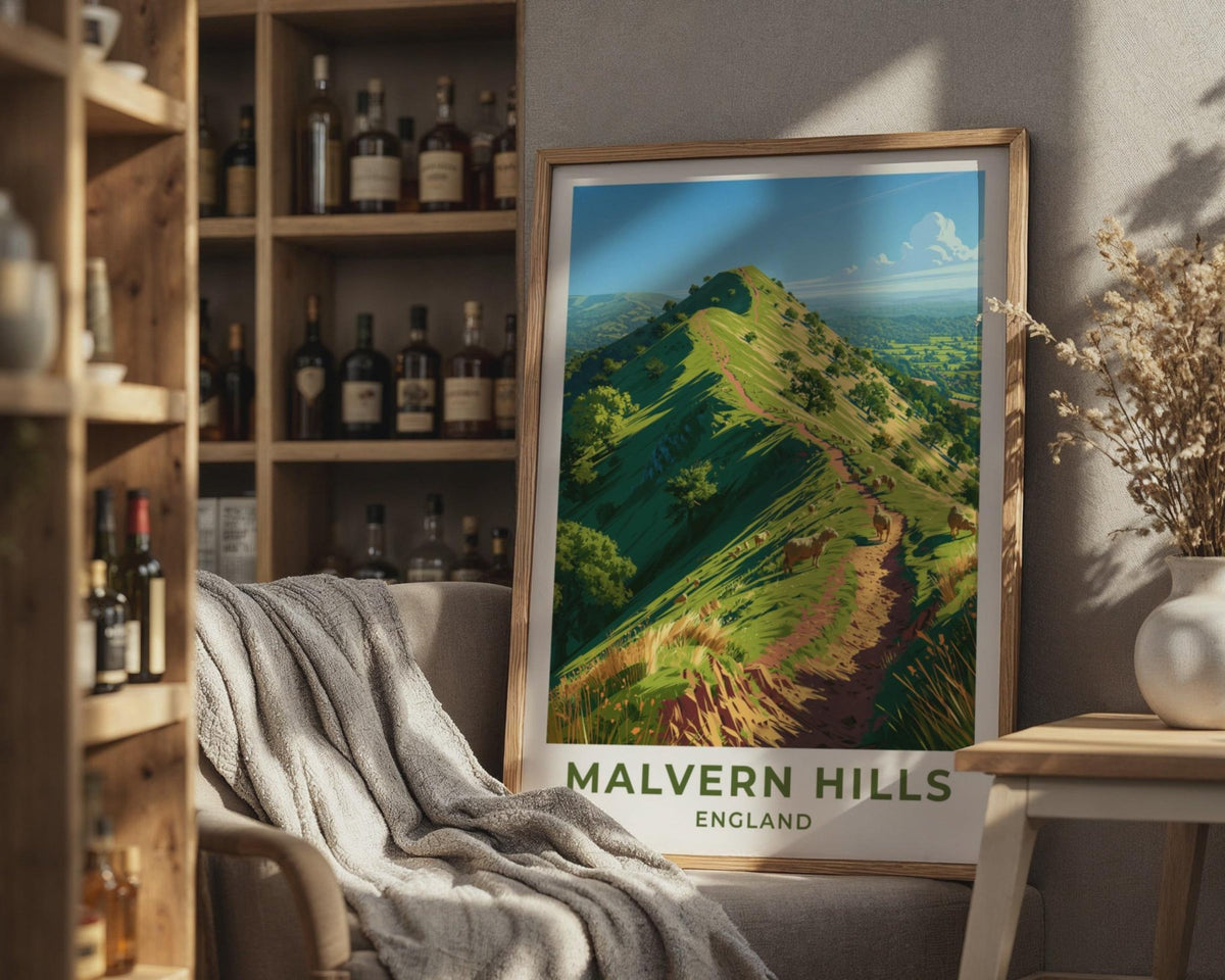 Malvern Hills Poster - WanderWall