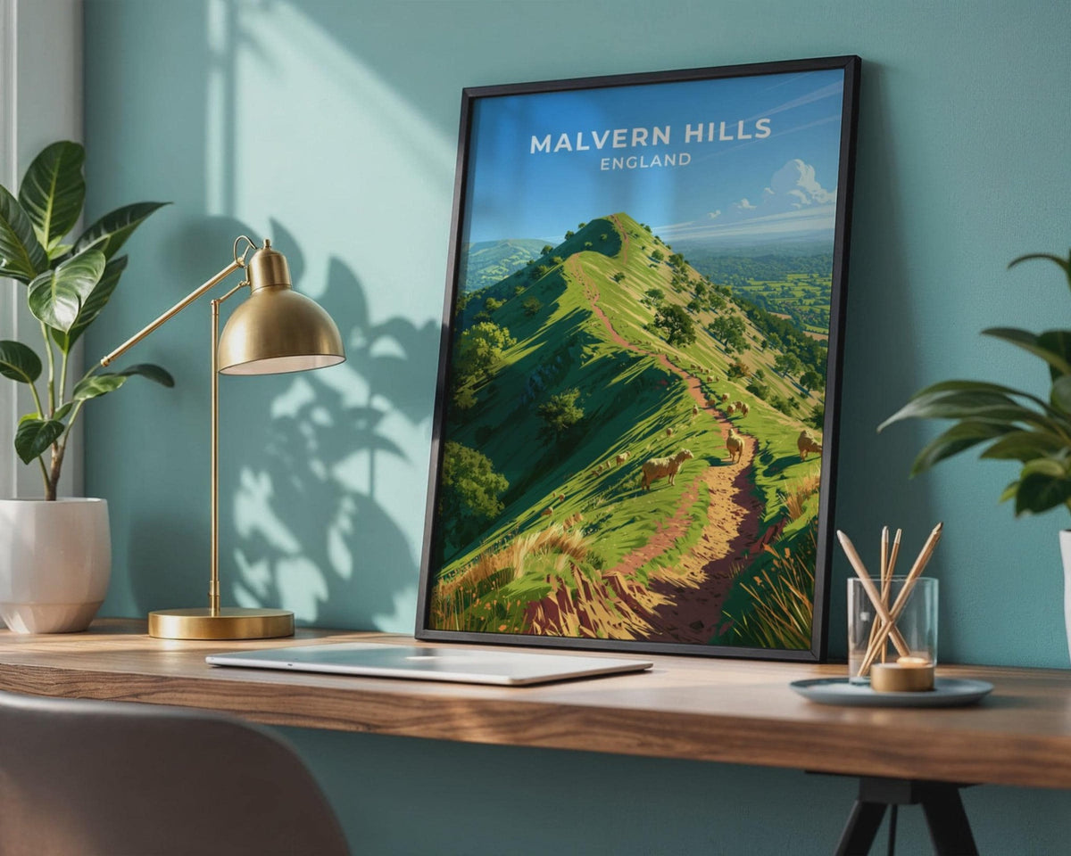 Malvern Hills Poster - WanderWall