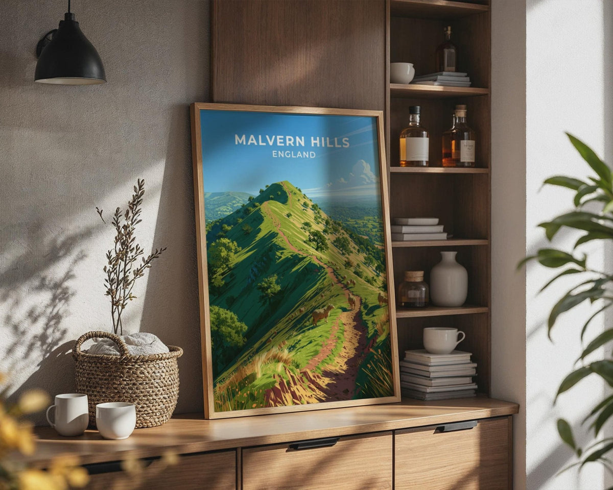 Malvern Hills Poster - WanderWall