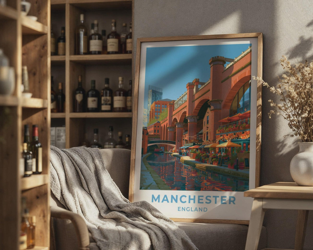 Manchester Canal Poster - WanderWall
