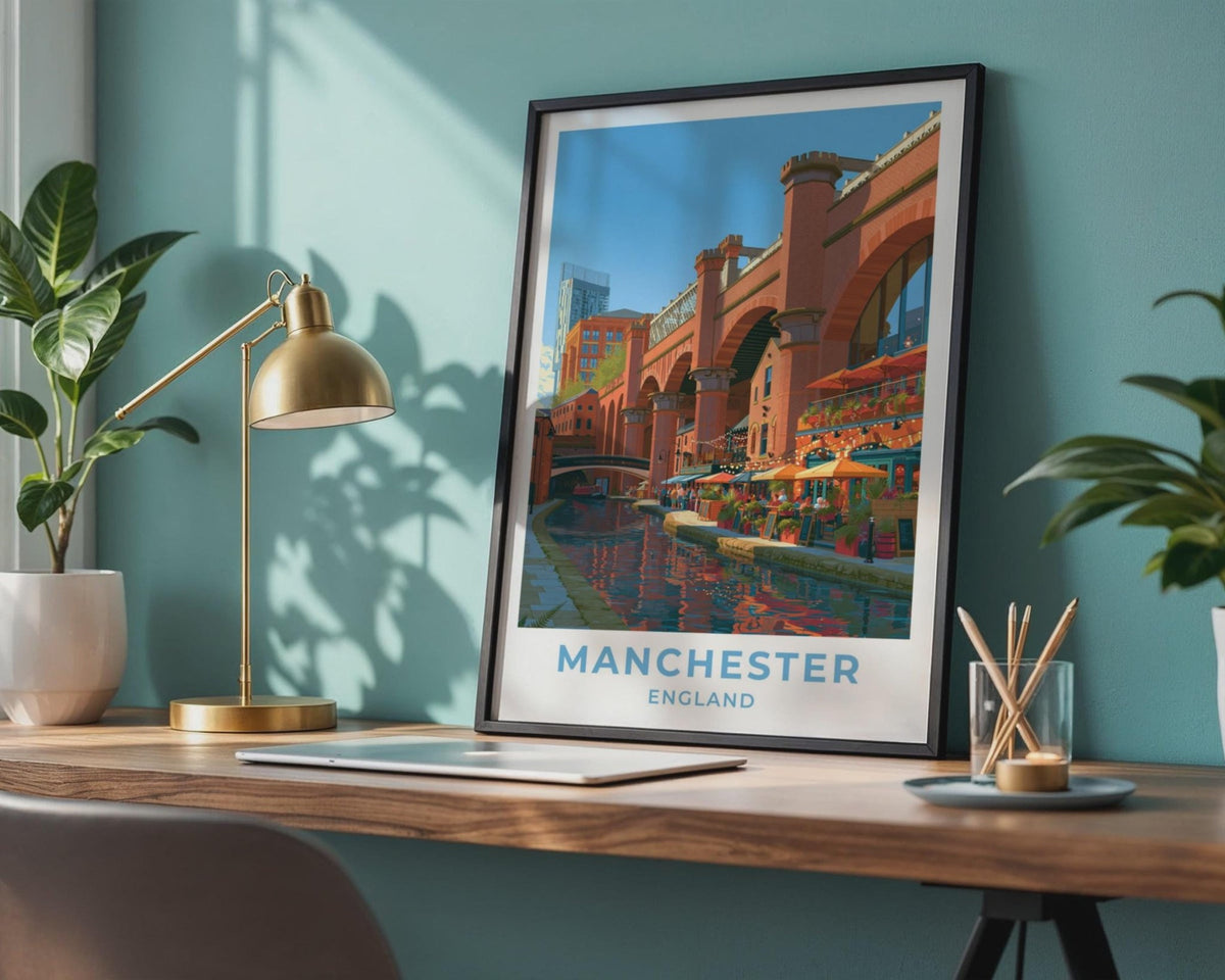 Manchester Canal Poster - WanderWall