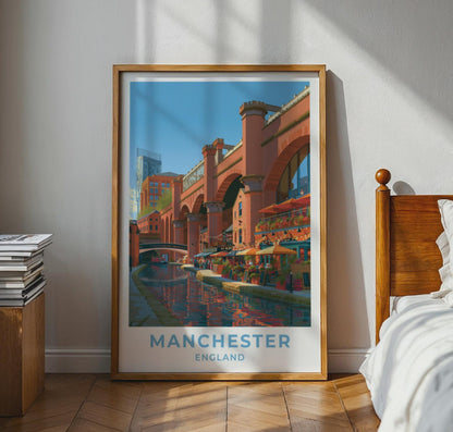 Manchester Canal Poster - WanderWall