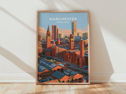Manchester Poster - WanderWall