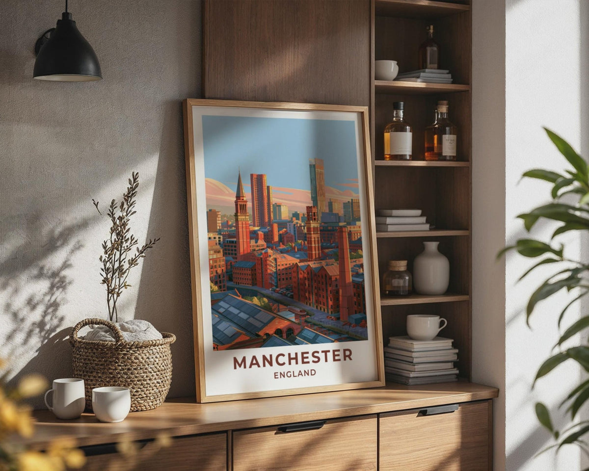 Manchester Poster - WanderWall