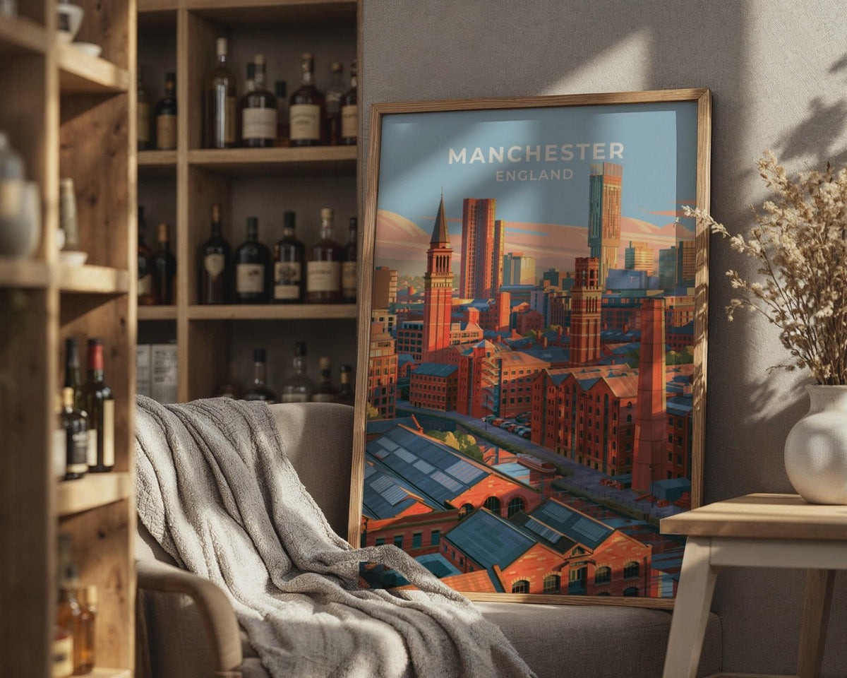 Manchester Poster - WanderWall