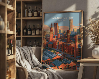 Manchester Poster - WanderWall