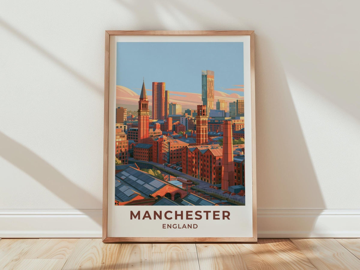 Manchester Poster - WanderWall