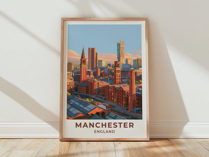 Manchester Poster - WanderWall