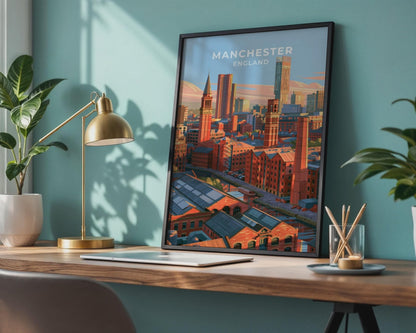 Manchester Poster - WanderWall