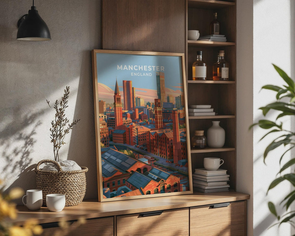 Manchester Poster - WanderWall