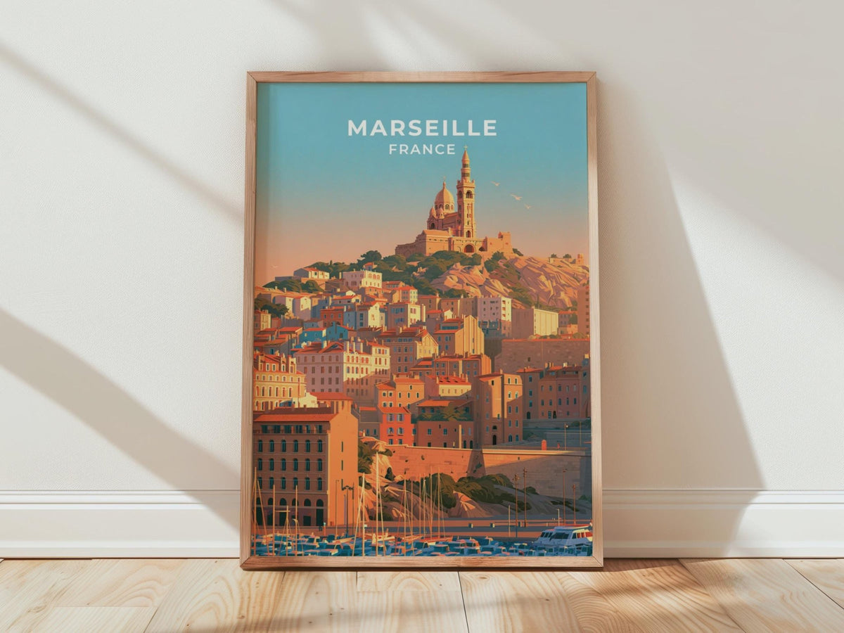 Marseille Poster - WanderWall