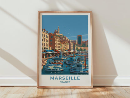 Marseille Poster - WanderWall