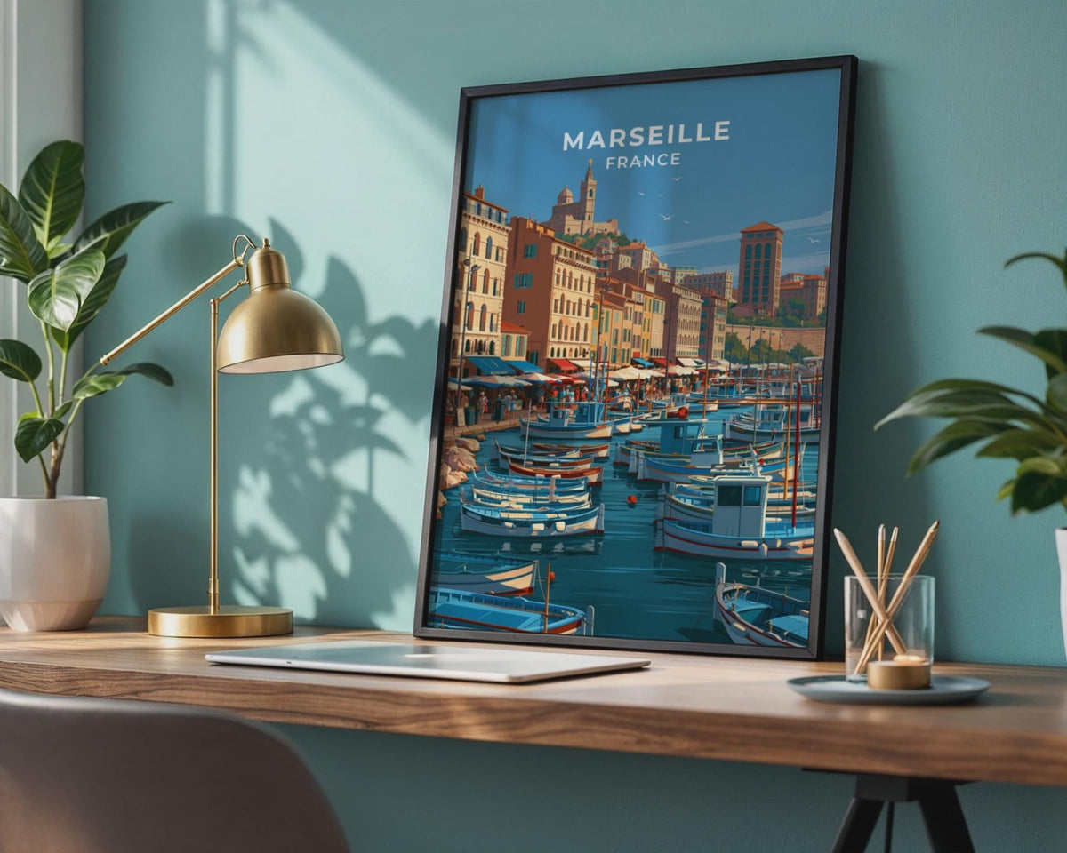 Marseille Poster - WanderWall
