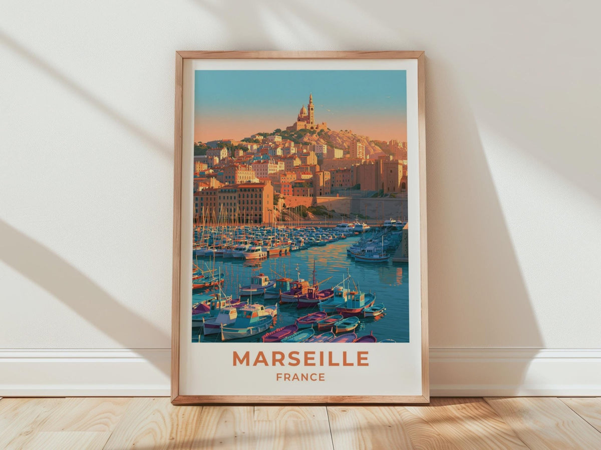 Marseille Poster - WanderWall