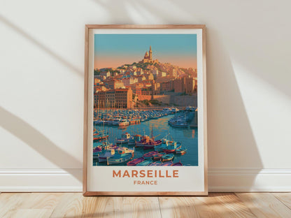Marseille Poster - WanderWall