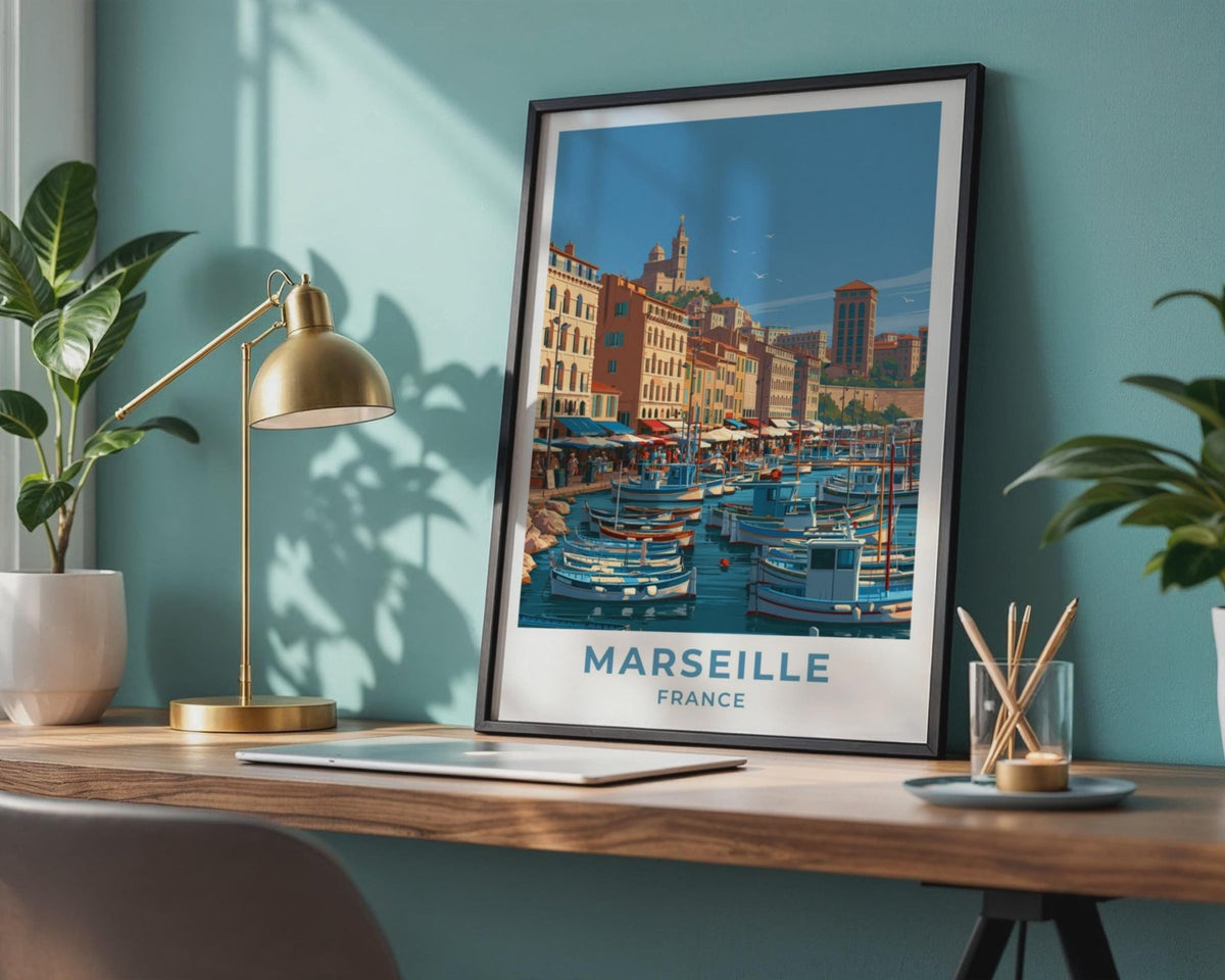 Marseille Poster - WanderWall