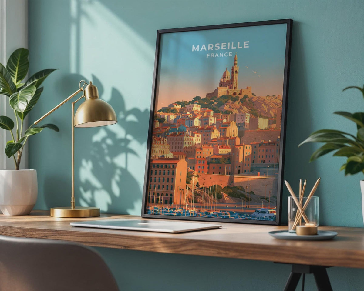 Marseille Poster - WanderWall
