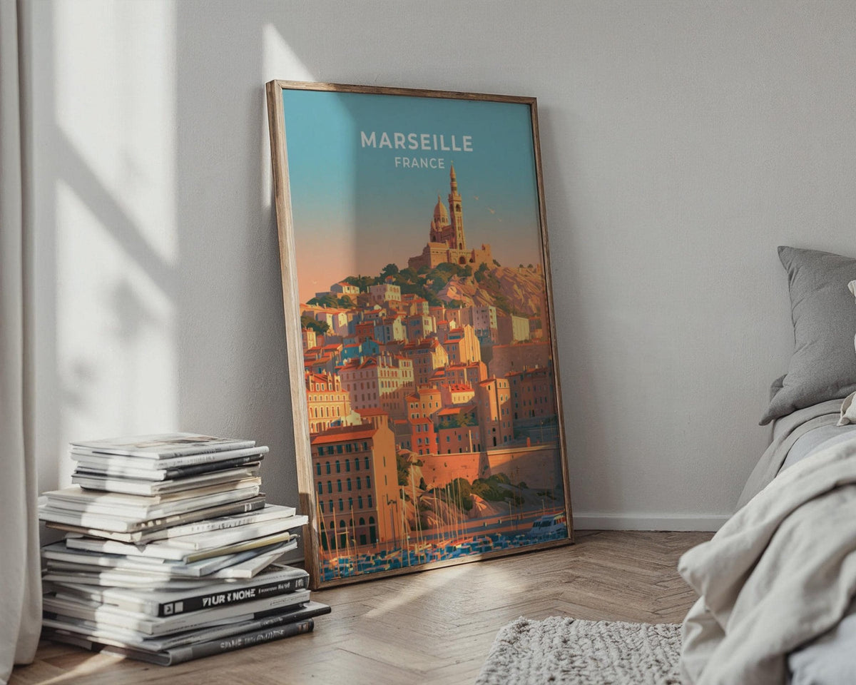 Marseille Poster - WanderWall