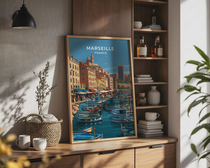 Marseille Poster - WanderWall