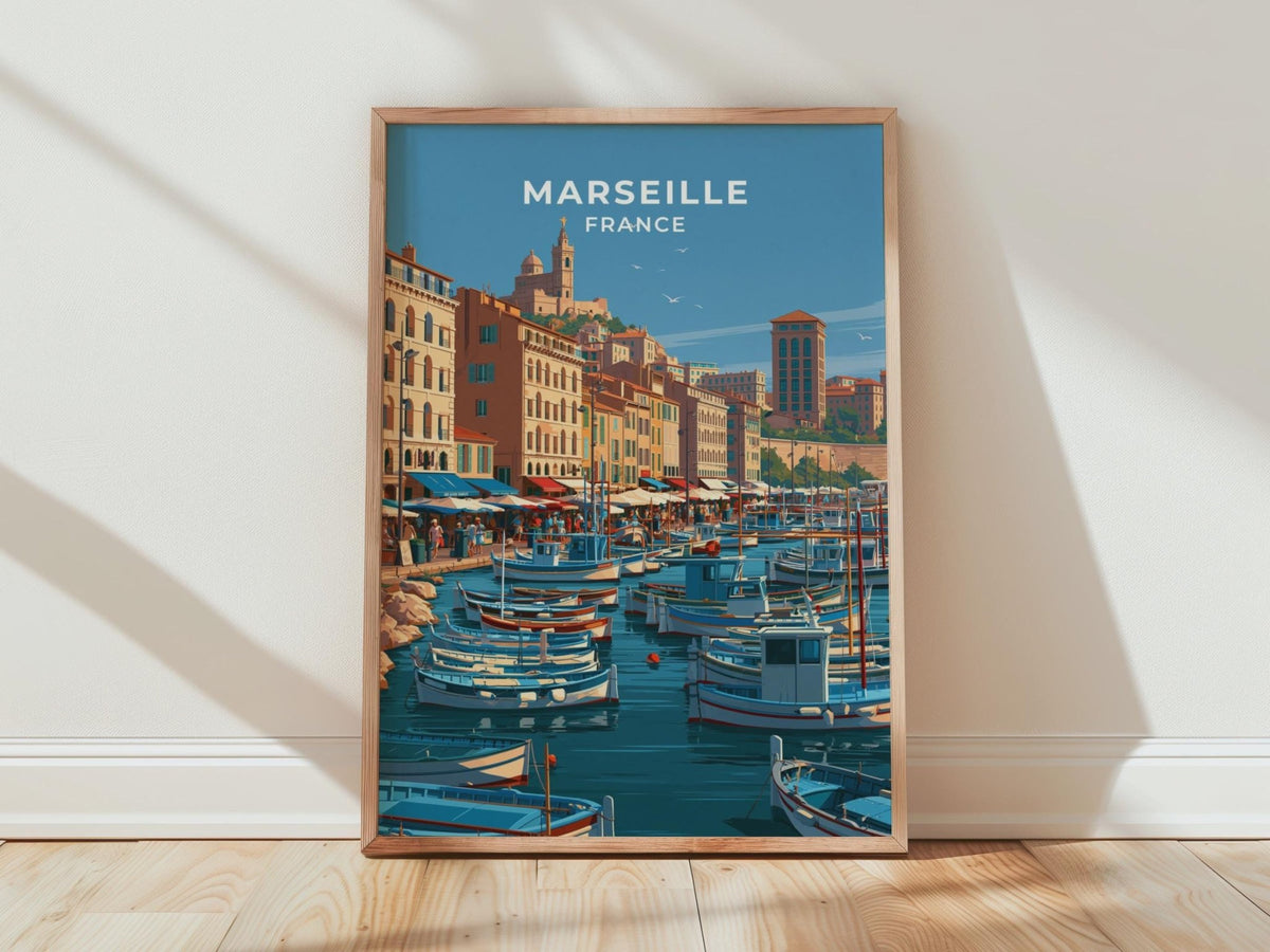 Marseille Poster - WanderWall