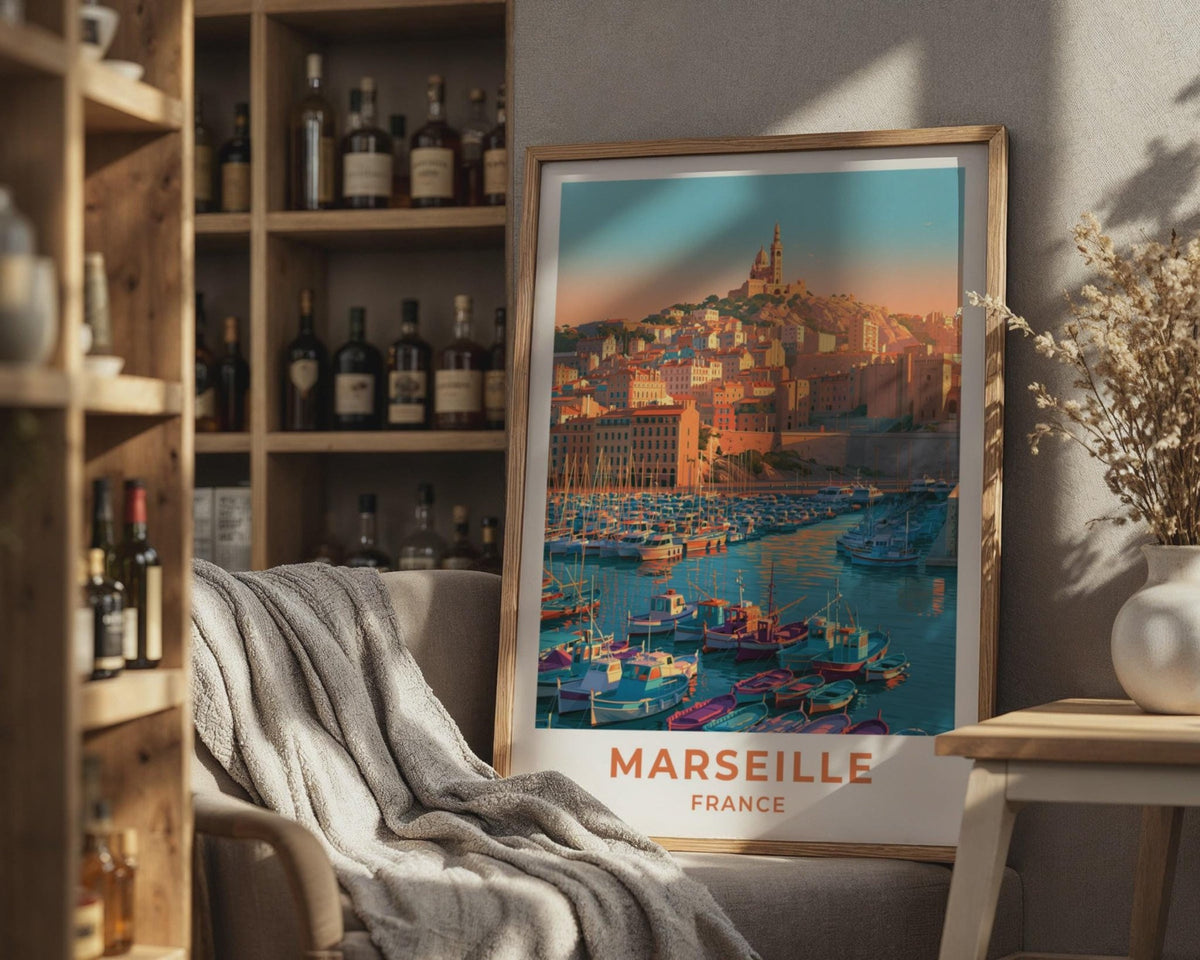 Marseille Poster - WanderWall