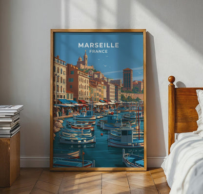 Marseille Poster - WanderWall