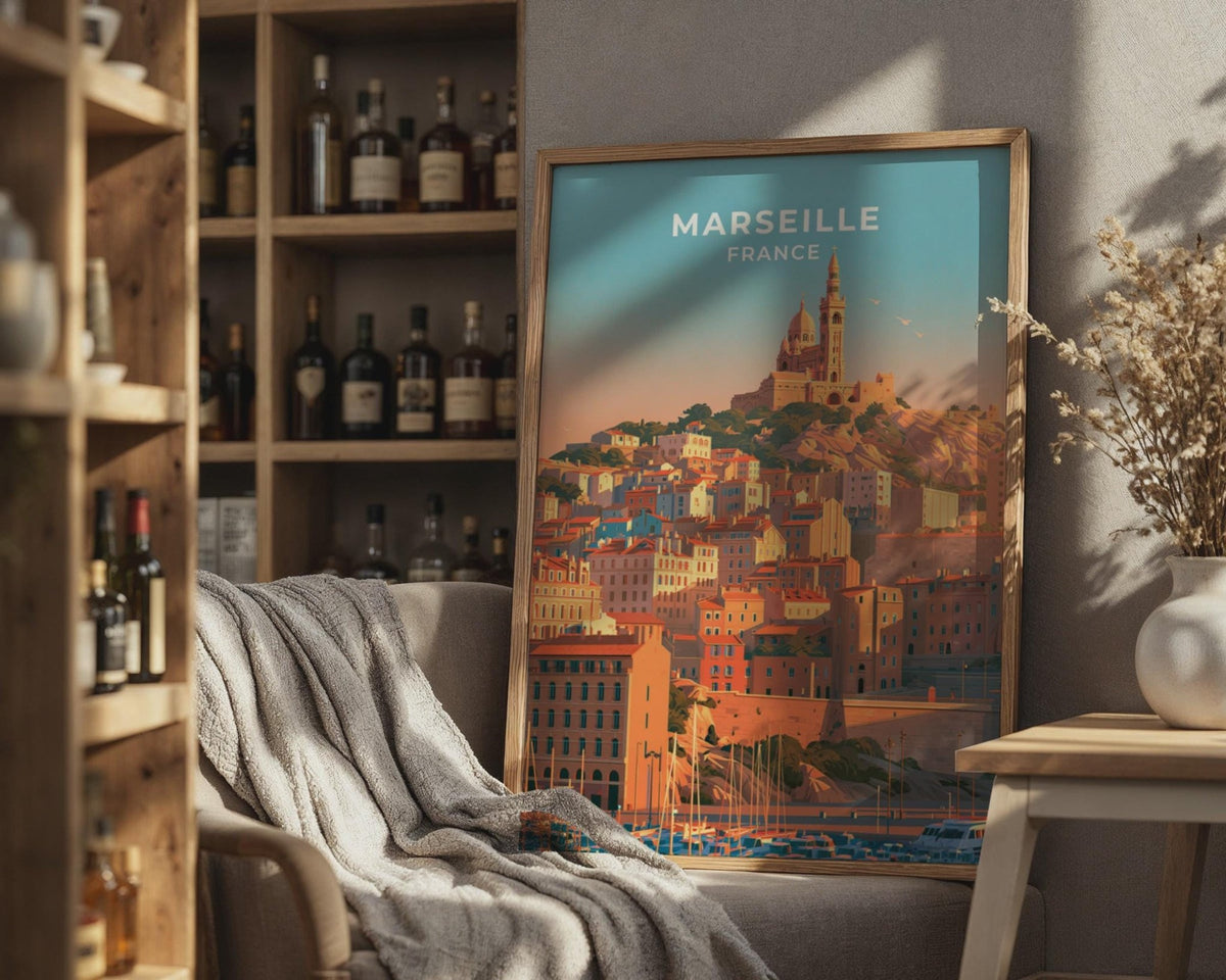 Marseille Poster - WanderWall