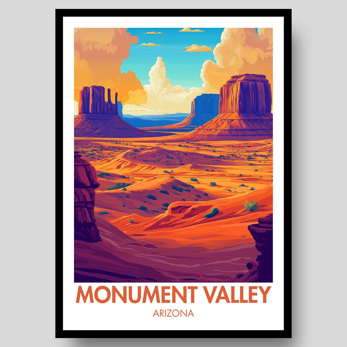 Monument Valley Poster - WanderWall