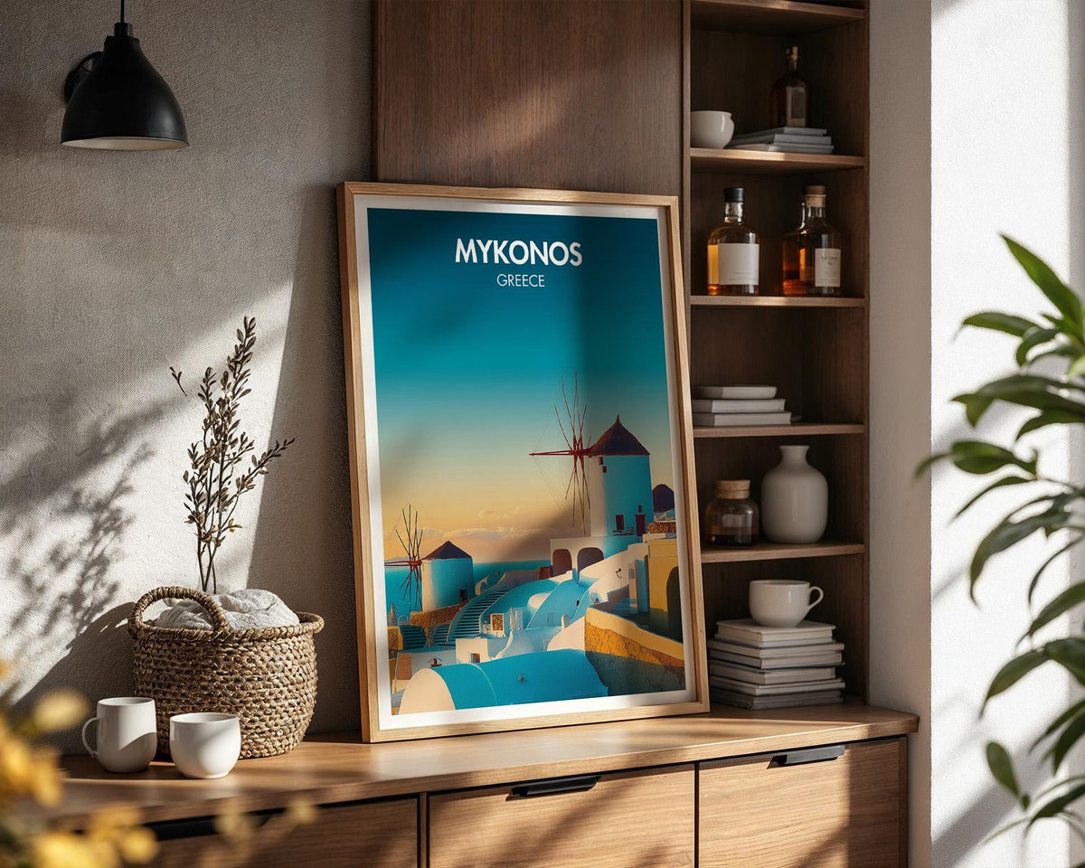 Mykonos Poster - WanderWall