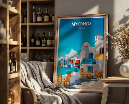 Mykonos Poster - WanderWall