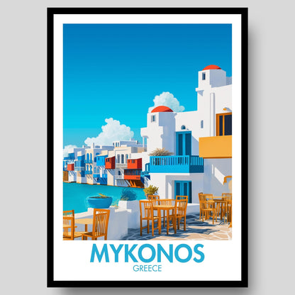 Mykonos Poster - WanderWall