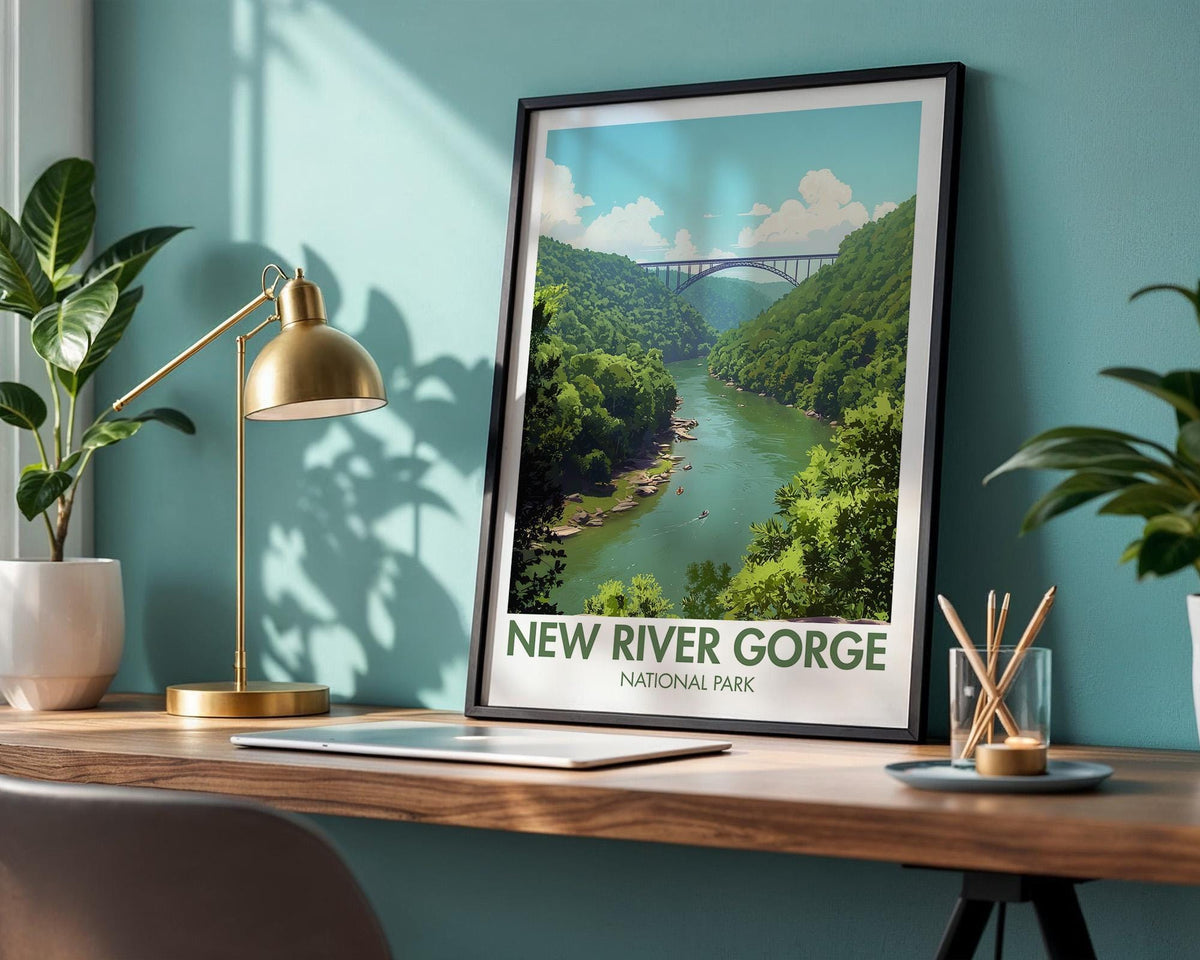 New River Gorge Poster - WanderWall