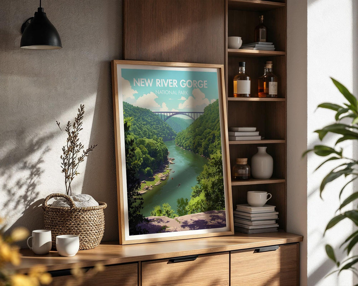 New River Gorge Poster - WanderWall